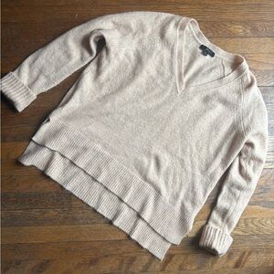 J. Crew Wool & Alpaca Blend Oversized Women's Cream Sweater size Small